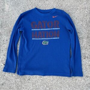 Nike UF Gator Nation Thermal Long Sleeve Shirt size L